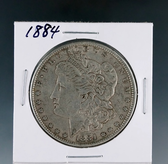 1884 Morgan Silver Dollar VF