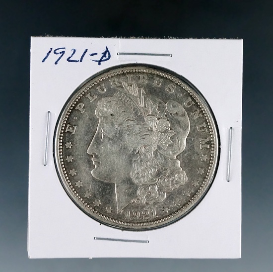 1921-D Morgan Silver Dollar XF