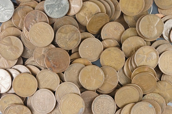 500 Assorted Lincoln Wheat Cents
