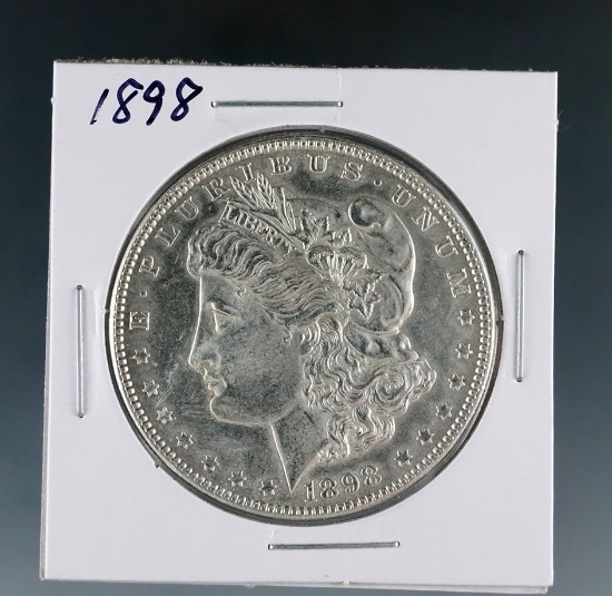 1898 Morgan Silver Dollar Nice AU