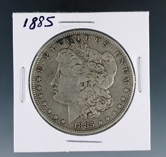 1885 Morgan Silver Dollar VF