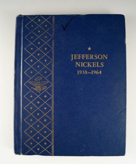 Jefferson Nickel Set 1938-1964 Missing 3 Coins 1938-S, 1939-D and 1950-D 68 Coins VG-AU