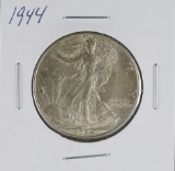 1944 Walking Liberty Silver Half Dollar Nice AU