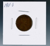 1911-S Lincoln Wheat Cent Better Date VG