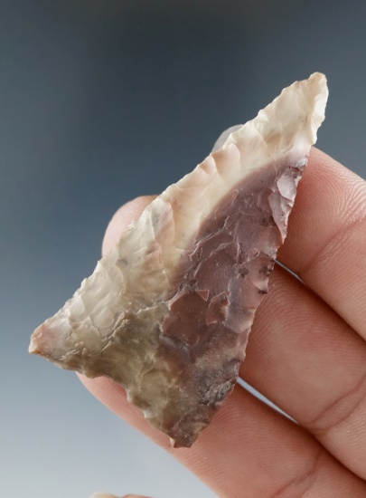 2 1/8" Triangular Knife made from Jasper, found near the Columbia River.