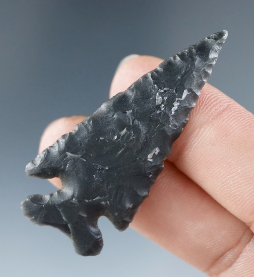 2"Cornernotch made from Gray Obsidian found near the Columbia River.