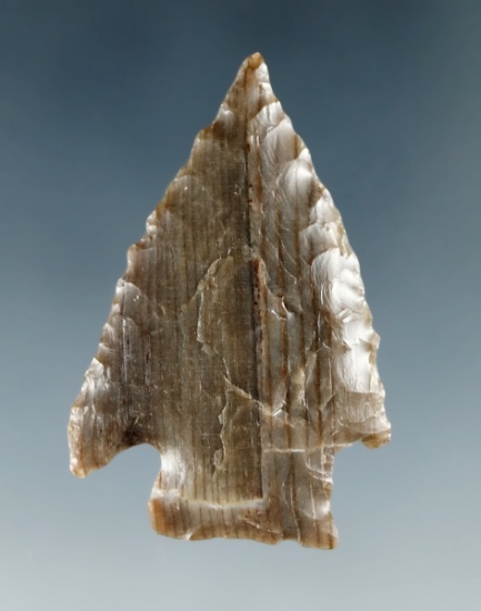 1 1/2" Cornernotch made from Petrified Wood, found near the Columbia River.