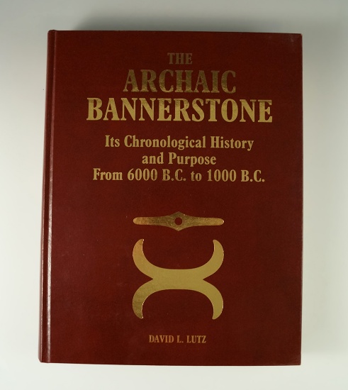 Hardcover book: The Archaic Bannerstone by David L. Lutz