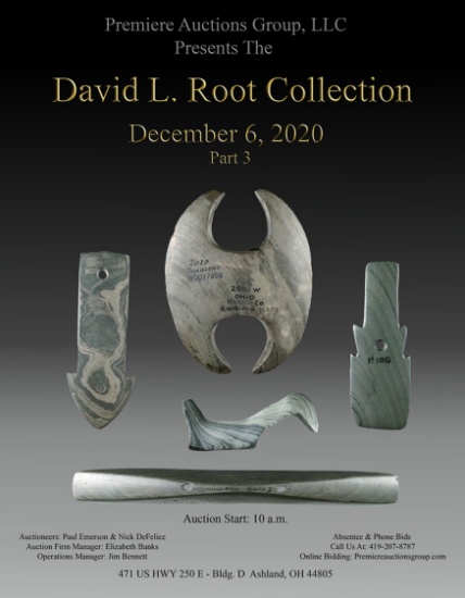 Indian Artifacts Auction - Dave Root Sale #3