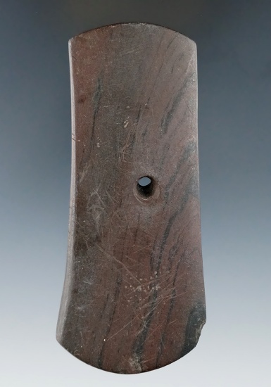 4 5/16" Adena Keyhole Pendant found in or near Prospect, Prospect Twp., Marion Co., Ohio.