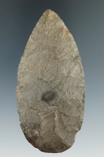 3 1/2" Ovate Knife made from Esopus chert found in New York.