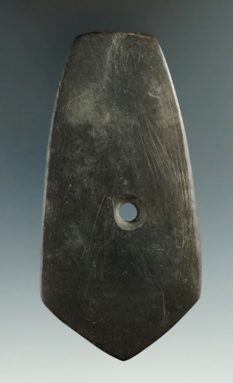 3 3/4" Pentagonal Pendant found in Allegheny Co., New York.   Ex. Howdy Lang.