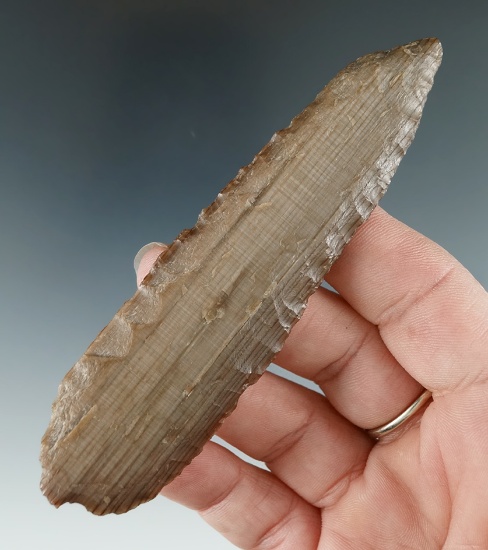 4 1/4" Cascade Knife made from Petrified Wood, found near the Columbia River.