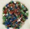 Group of assorted circa 1800s glass trade beads.