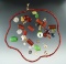 Nice group of assorted beads from various areas. Makes a nice display item.