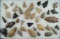 Large group of assorted arrowheads found in Mason County West Virginia near Point  Pleasant.