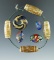 Set of eight early Venetian type trade beads.