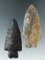 Two Archaic Heavy Duty points found in Huron and Crawford Co., Ohio. Largest is 2 5/8