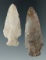 Pair of points found in Richland Co.,  Ohio including a 2 11/16