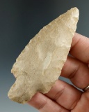 3 3/16 Adena found in Fairfield Co., Ohio. Made from Carter Cave Flint.