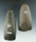 Nice pair of Ohio Adena Celts in very good condition. One is Porphyritic hardstone.