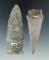 Pair of Flint Knives found in Ohio, largest is 3 11/16