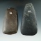 Pair of Slate Celts.  Largest is 4 7/16