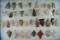 Group of 45 assorted points from various locations.