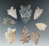 Set of 18 Bifurcates found in Ohio, largest is 2 1/4
