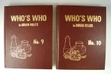 Pair of limited edition presentation copies of Who's Who #9 and Who's Who #10,  first editions.