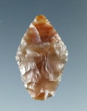 Nicely styled Paleo Spedis made from quality semi translucent agate found near the Columbia River.