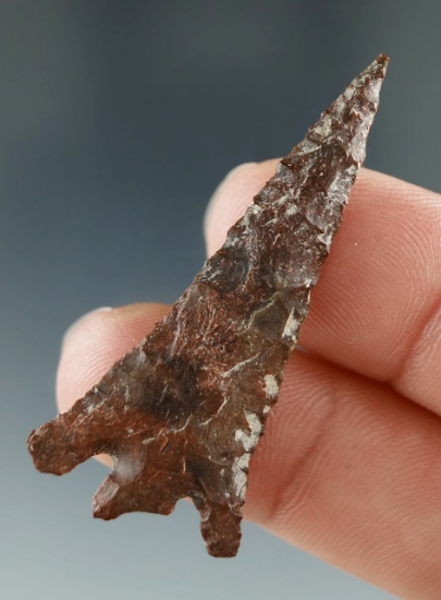 1 3/4" Columbia Plateau made from Brown Jasper, found near the Columbia River.