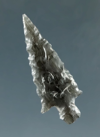 1" Dagger Point made from Translucent Grey Obsidian, found near the Columbia River.