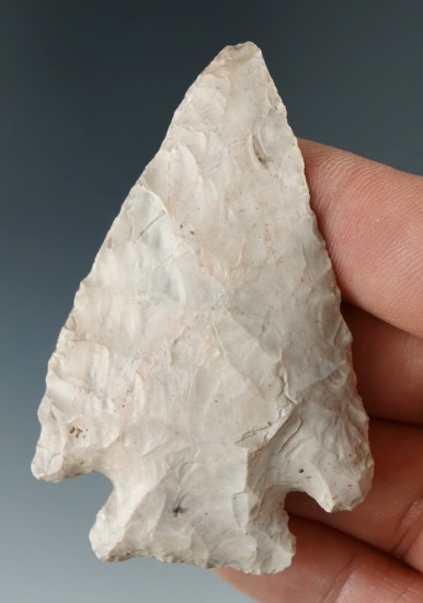 2 1/2" Pentagonal found in Licking Co., Ohio. Ex. Ensil Chadwick.