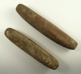 Pair of Roller Pestles found in New York, largest is 10 1/2