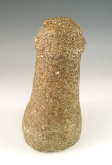 6" Tall well styled Knob Top Quartz Pestle found in Ohio.