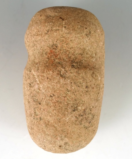 Nice! Excellent example of a 4 1/16" long 3/4 grooved first stage Hammerstone found in Ohio.