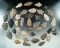 Large group of 40 field grade arrowheads found in Ohio, largest is 2 1/8