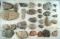 Group of assorted artifacts found at the Ellis farm site, orchard Park New York.