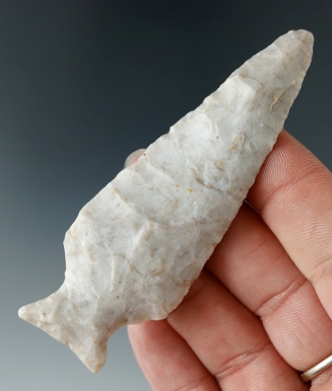 3 3/16" Flint Ridge Flint Ashtabula found near Chippewa Lake, Medina Co., Ohio.