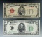 1928 & 1934-A 5 Dollar Notes.