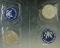 1971 & 1972 Uncirculated Ike Dollars with paperwork.