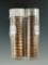 1958 & 1958-D Rolls with 37 Coins each- Uncirculated.