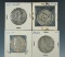 1950, 1951, 1951-S, & 1953-D Franklin Half Dollars.