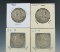 1950, 1954, 1962-D, & 1963-D Franklin Half Dollars.