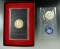 1974 Eisenhower Proof & Uncirculated Silver Dollars.