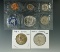 1965 Special Mint Set & 2- 1968-D Kennedy 40% Silver Half Dollars AU.