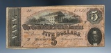 5 Dollar Confederate Note- Feb. 17, 1864.