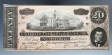 X Series 20 Dollar Confederate Note- Feb. 17, 1864.