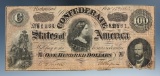 100 Dollar Confederate Note- Feb. 17, 1864.